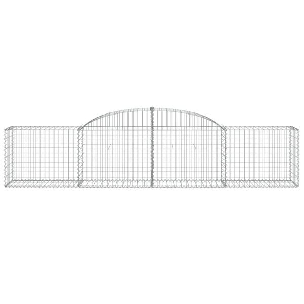 vidaXL Συρματοκιβώτια Τοξωτά 20 τεμ. 300x50x60/80 εκ. Γαλβαν. Ατσάλι