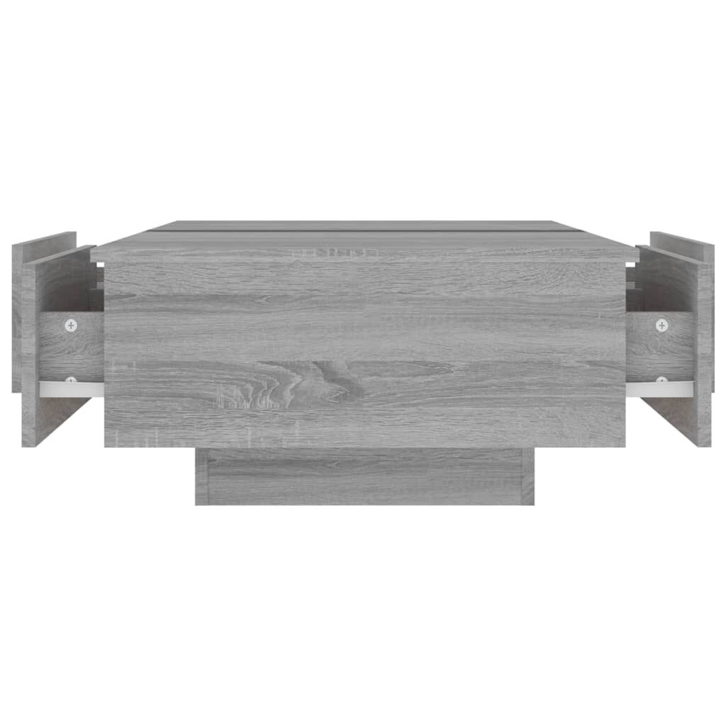 vidaXL Τραπεζάκι Σαλονιού Γκρι Sonoma 90x60x31 εκ. Επεξεργασμένο Ξύλο