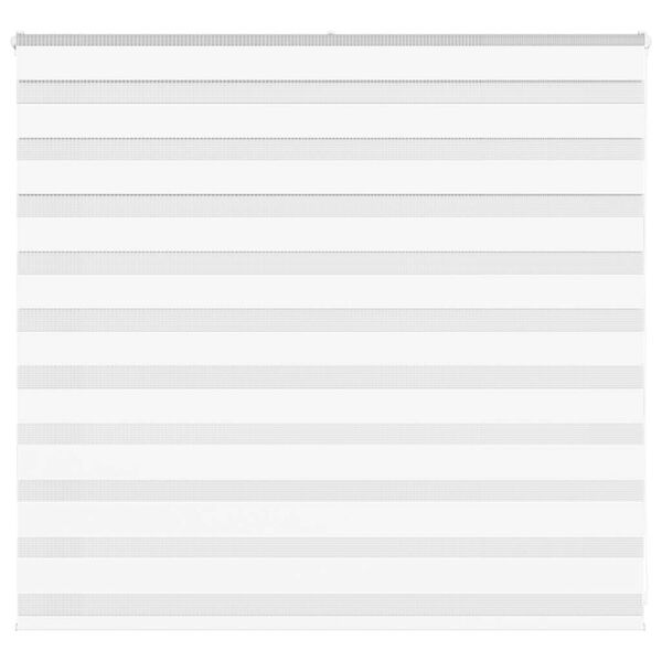 vidaXL Ζέβρα τυφλή Λευκό Πλάτος υφάσματος 155,9 εκ. Πολυεστέρας