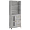 vidaXL &Nu;&tau;&omicron;&upsilon;&lambda;ά&pi;&iota; &Gamma;&kappa;&rho;&iota; Sonoma 69,5 x 34 x 180 &epsilon;&kappa;. &Epsilon;&pi;&epsilon;&xi;&epsilon;&rho;&gamma;&alpha;&sigma;&mu;έ&nu;&omicron; &Xi;ύ&lambda;&omicron;