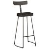 vidaXL Bar Stools 2 τεμάχια Μαύρο 49x43x103 cm Στερεό ξύλο Mango