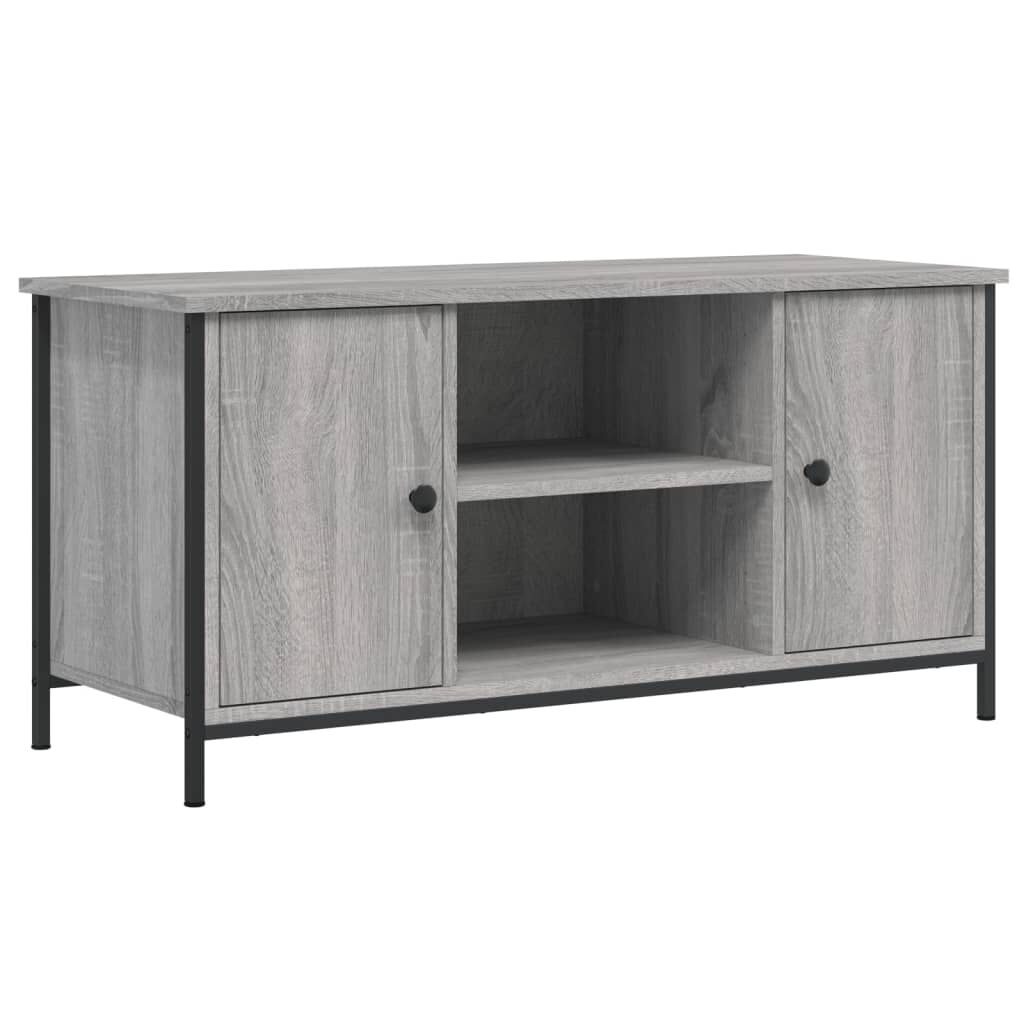 vidaXL Έπιπλο Τηλεόρασης Γκρι Sonoma 100x40x50 εκ. από Επεξεργ. Ξύλο