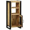 vidaXL Ντουλάπα Μπάνιου με ράφι Καφέ 40 x 30 x 90 cm Μασίφ ξύλο μάνγκο
