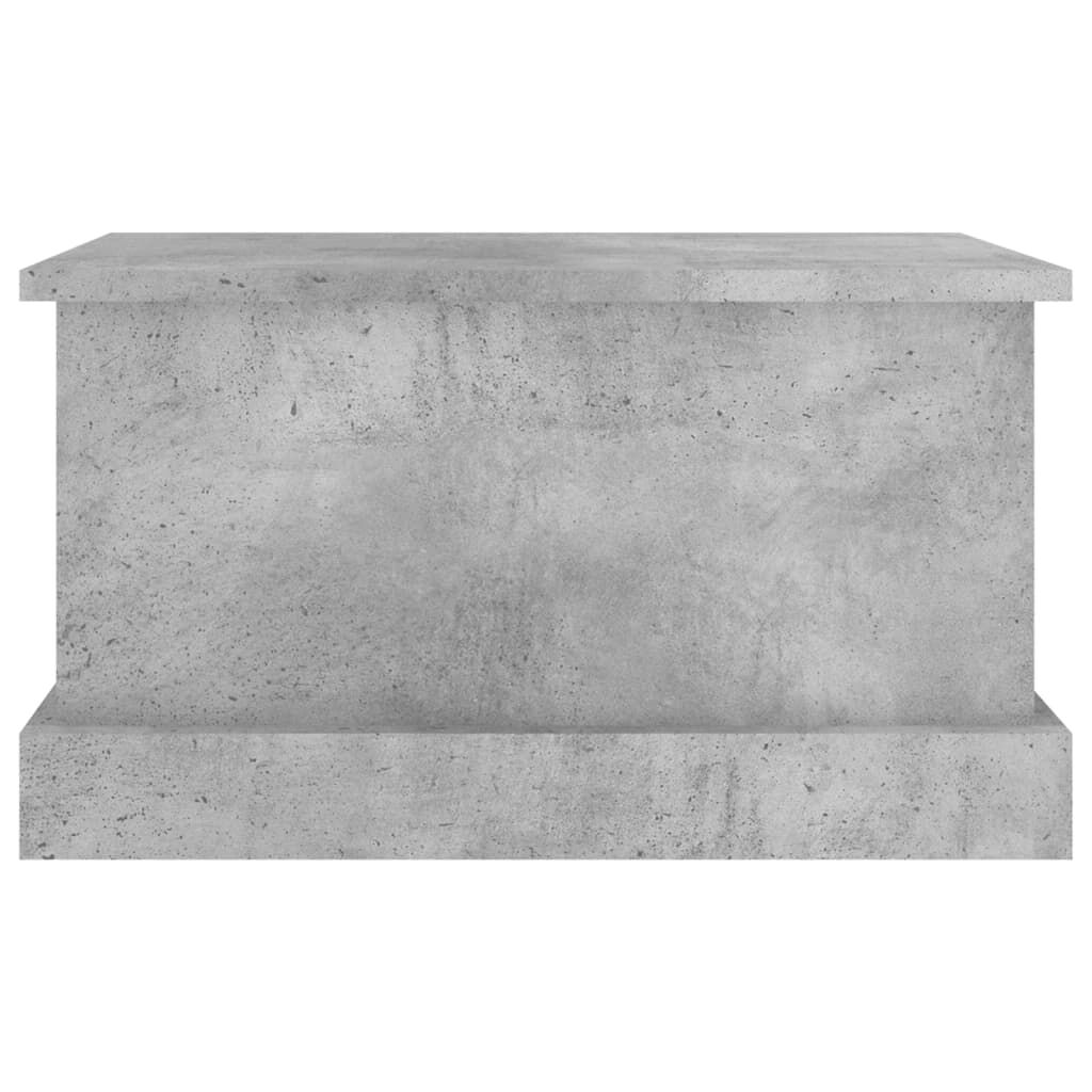 vidaXL Κουτί Αποθήκευσης Γκρι Σκυροδέματος 50x30x28 εκ. Επεξεργ. Ξύλο