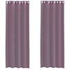 vidaXL &Kappa;&omicron;&upsilon;&rho;&tau;ί&nu;&epsilon;&sigmaf; Voile &mu;&epsilon; &rho;&omicron;&delta;έ&lambda;&epsilon;&sigmaf; 2 &tau;&epsilon;&mu;ά&chi;&iota;&alpha; &Mu;&omicron;&beta; 140x260 &epsilon;&kappa;.