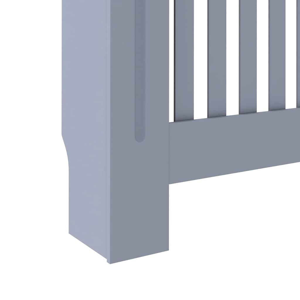 vidaXL Κάλυμμα Καλοριφέρ Ανθρακί 112 x 19 x 81,5 εκ. από MDF