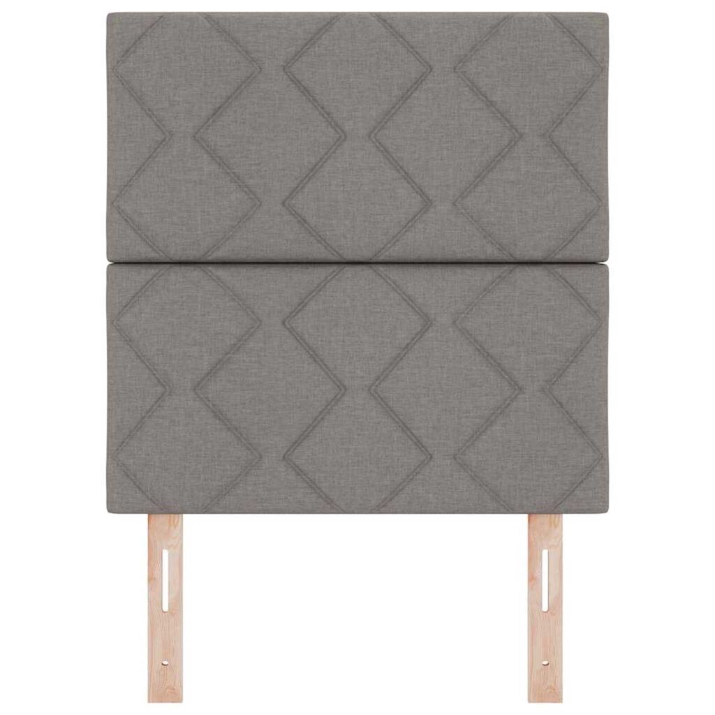 vidaXL Υφασμάτινο Κεφαλάρι Geometric με κεφαλάρι Taupe 80 cm ύφασμα