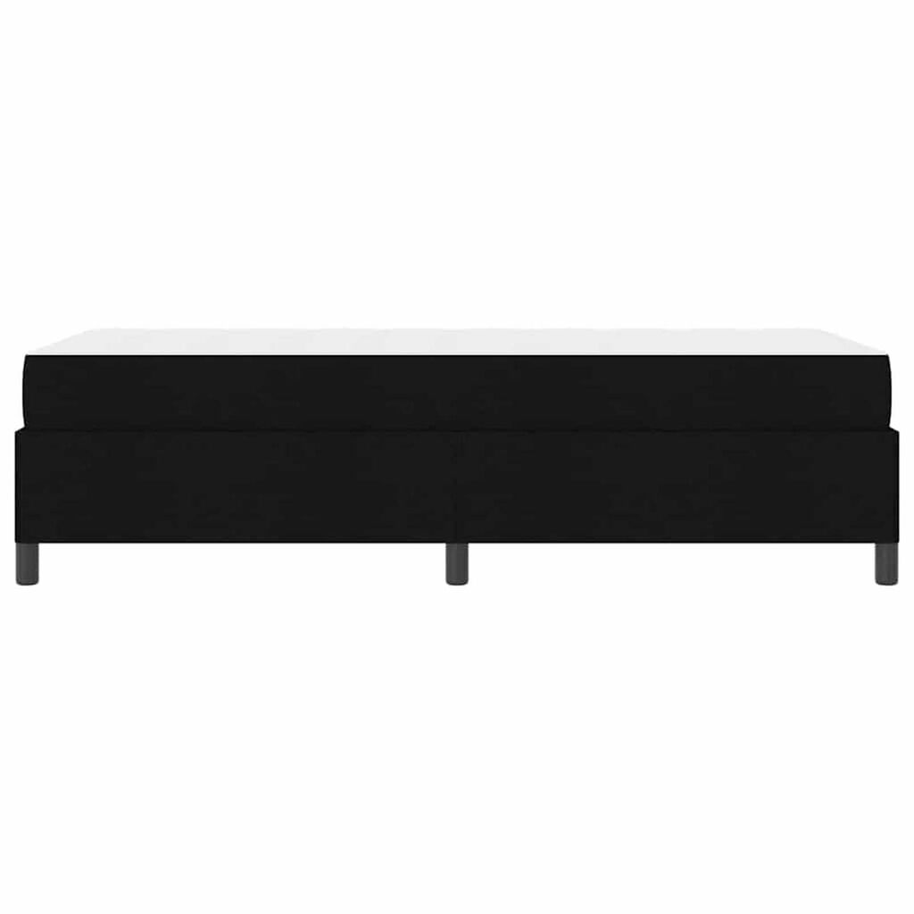 vidaXL Κρεβάτι με ελατήρια Μαύρο και Μαύρο 100 x 200 cm