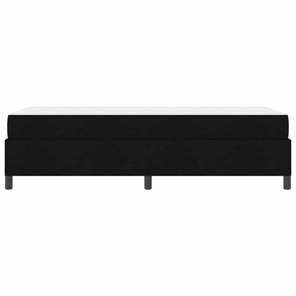 vidaXL Κρεβάτι με ελατήρια Μαύρο και Μαύρο 100 x 200 cm