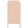 vidaXL Ντουλάπι Ροζ 135x39x73,5 εκ. από Χάλυβα Ψυχρής Έλασης