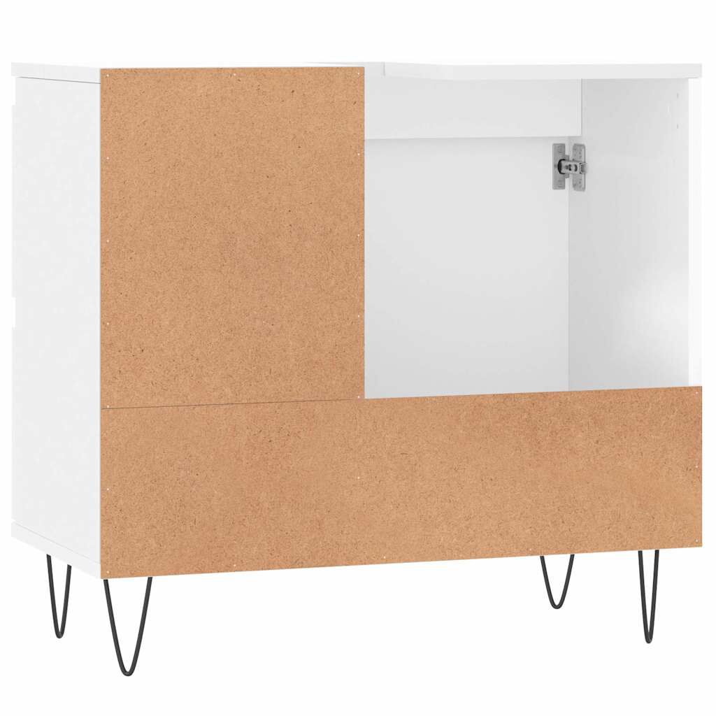 vidaXL Ντουλάπι Μπάνιου Λευκό 65 x 33 x 60 εκ. από Επεξεργασμένο Ξύλο