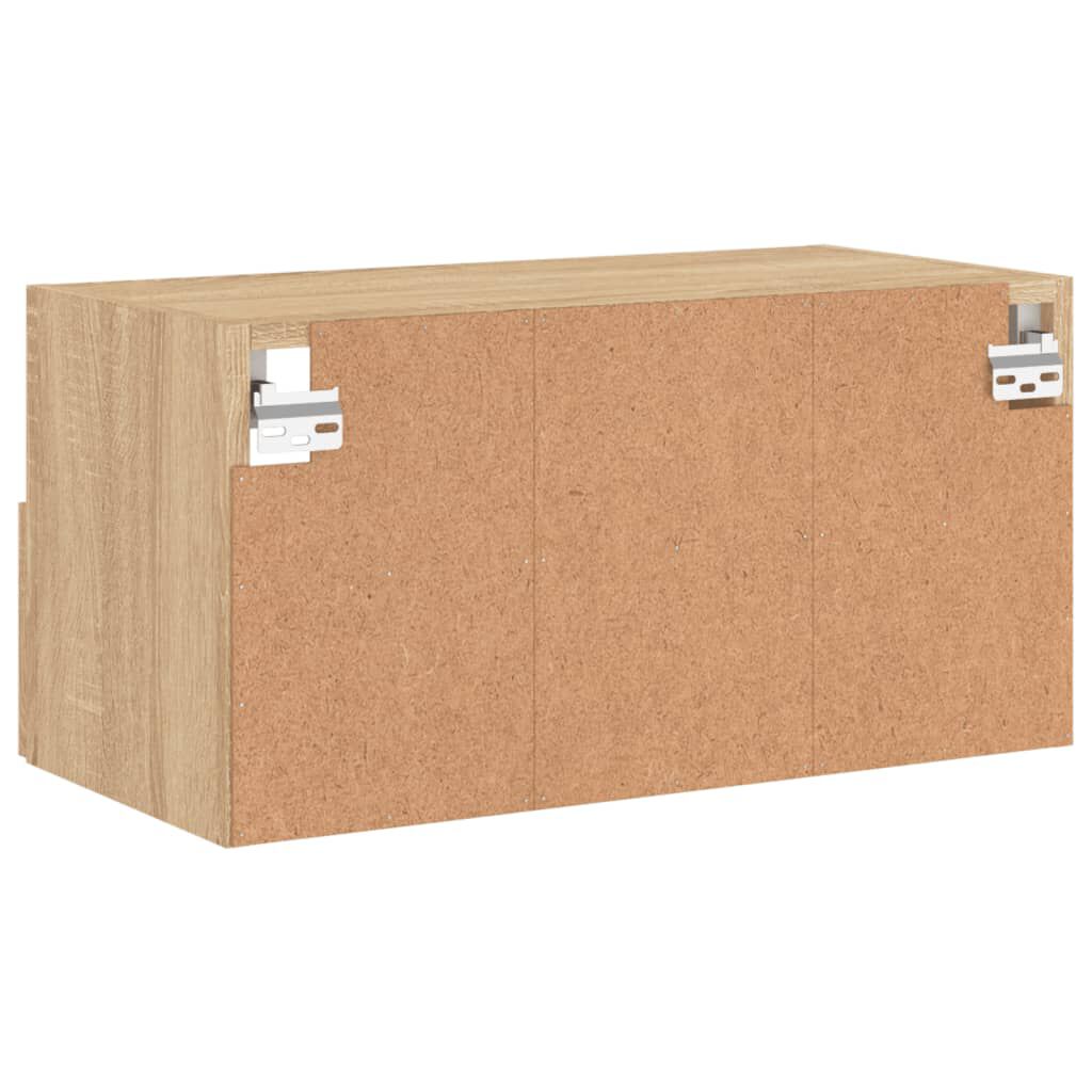 vidaXL Ντουλάπι Τοίχου Τηλεόρασης Sonoma Δρυς 60x30x30 εκ. Επεξ. Ξύλο