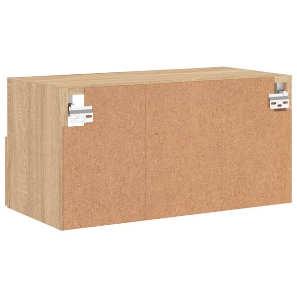 vidaXL Ντουλάπι Τοίχου Τηλεόρασης Sonoma Δρυς 60x30x30 εκ. Επεξ. Ξύλο