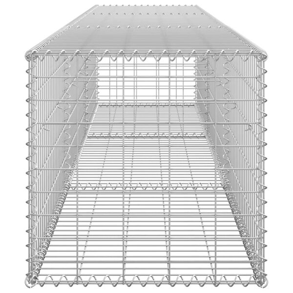 vidaXL Συρματοκιβώτιο Τοίχος 300x50x50 εκ. Γαλβαν.Χάλυβας + Καλύμματα