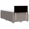 vidaXL &Kappa;&rho;&epsilon;&beta;ά&tau;&iota; Boxspring &mu;&epsilon; &Sigma;&tau;&rho;ώ&mu;&alpha; Taupe 120x200 &epsilon;&kappa;. &Upsilon;&phi;&alpha;&sigma;&mu;ά&tau;&iota;&nu;&omicron;