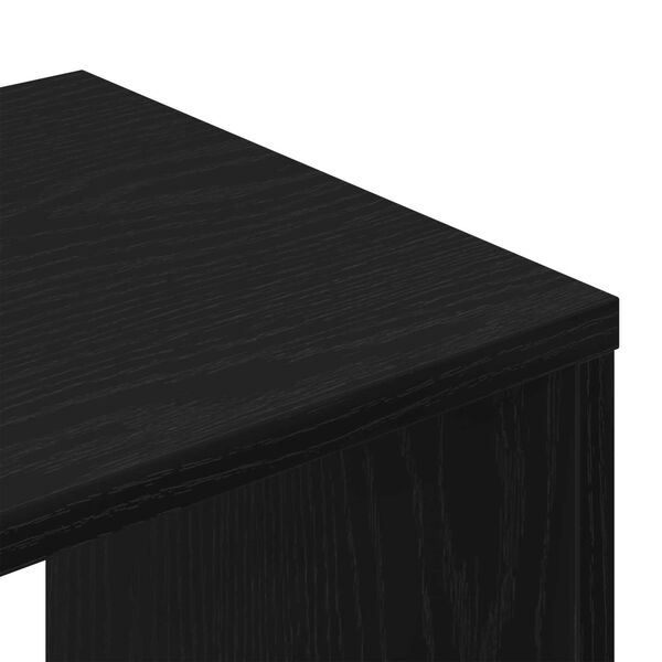 vidaXL Σετ Ντουλάπας Τηλεόρασης 3 pcs Μαύρη δρυς 200 x 30 x 30 cm