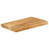 vidaXL Επιφάνεια Τραπεζιού 40x20x2,5 εκ. Live Edge Μασίφ Ξύλο Μάνγκο