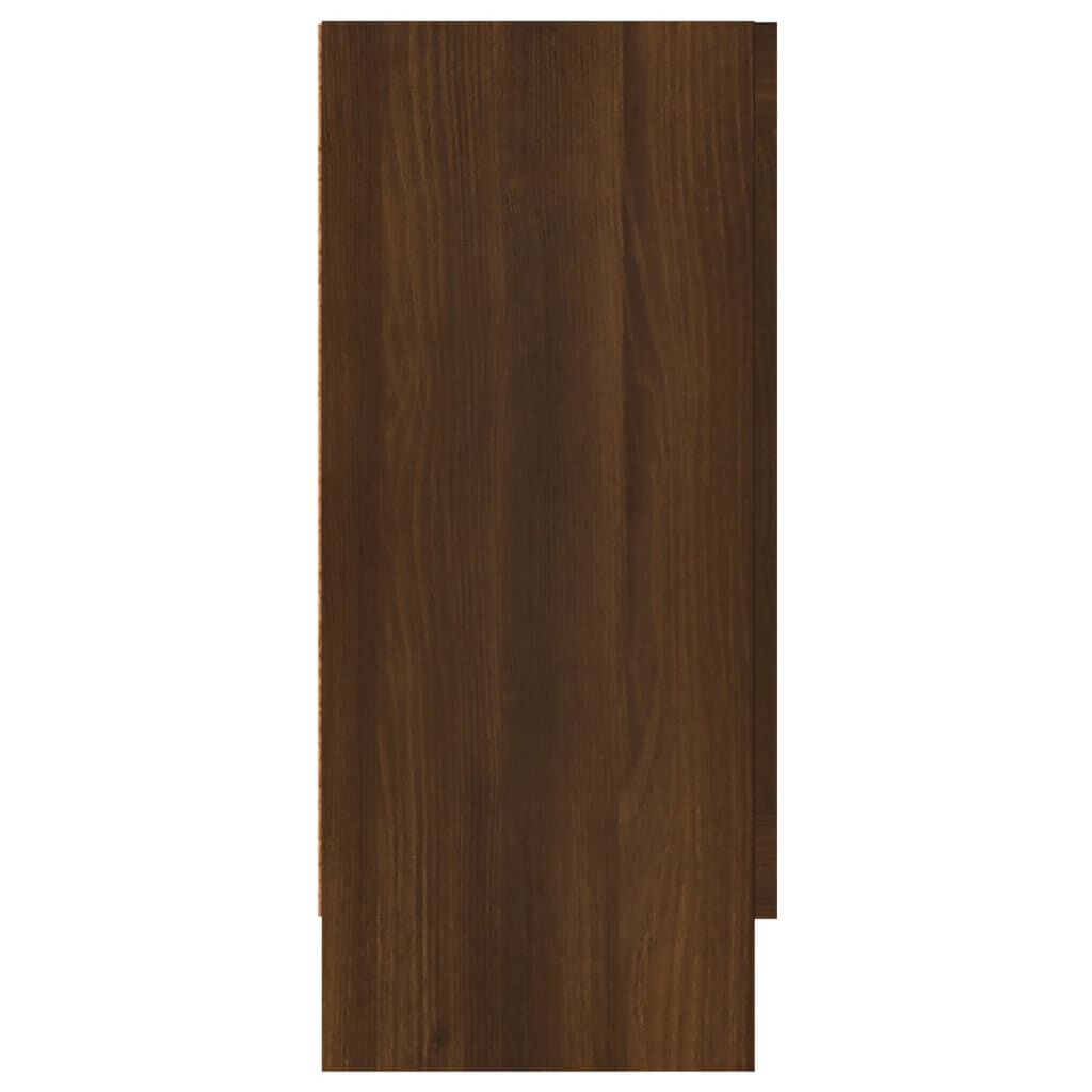 vidaXL Μπουφές Καφέ Δρυς 120 x 30,5 x 70 εκ. από Επεξεργασμένο Ξύλο