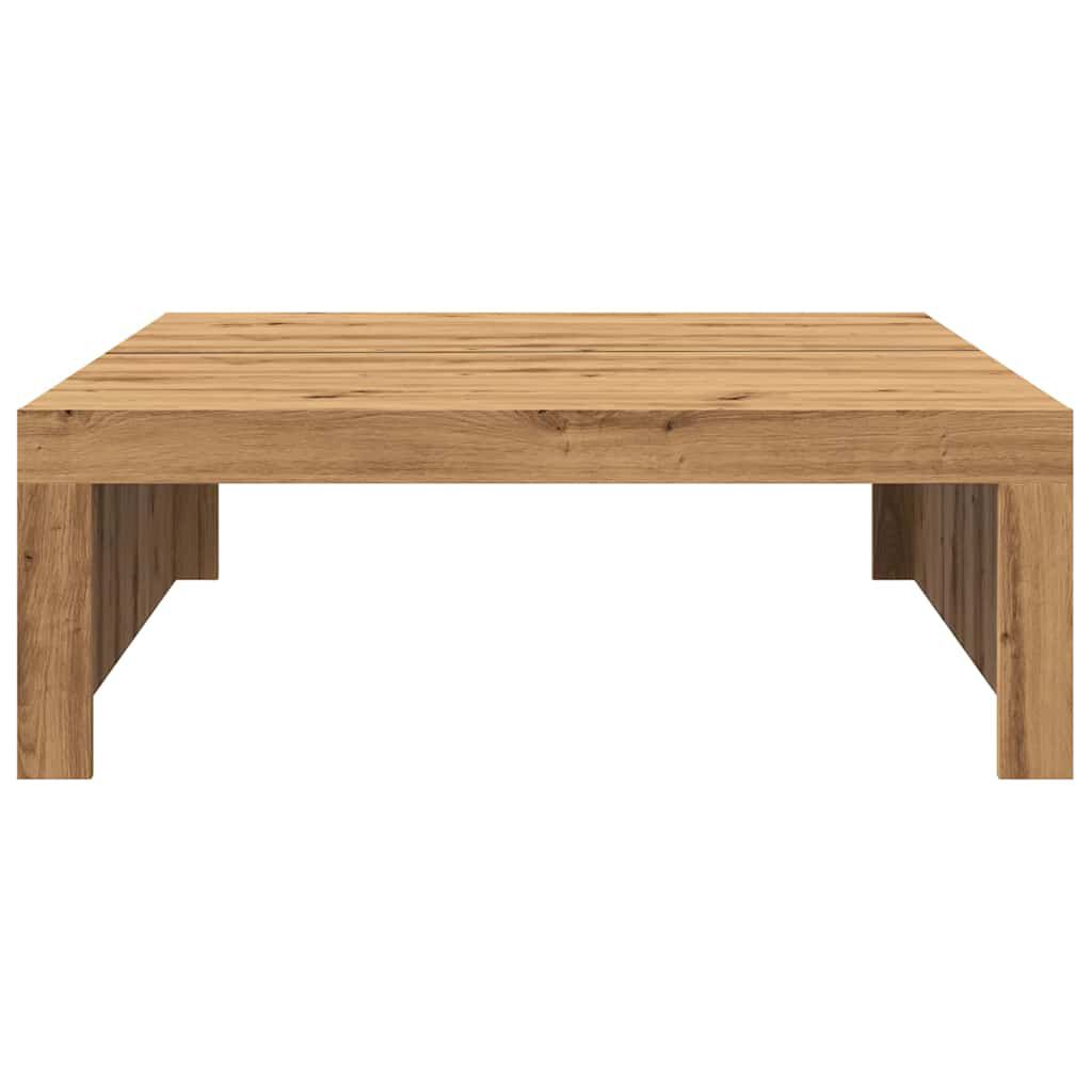 vidaXL Τραπεζάκι Σαλονιού Artisan Δρυς 100x100x35 εκ. Επεξ. Ξύλο