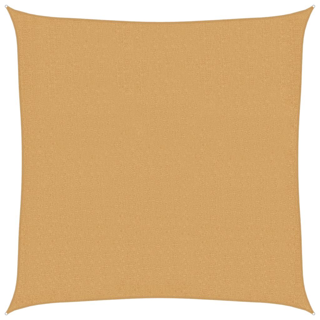 vidaXL Πανί Σκίασης Τετράγωνο Άμμου 3,6x3,6 μ. 160 γρ./μ² από HDPE