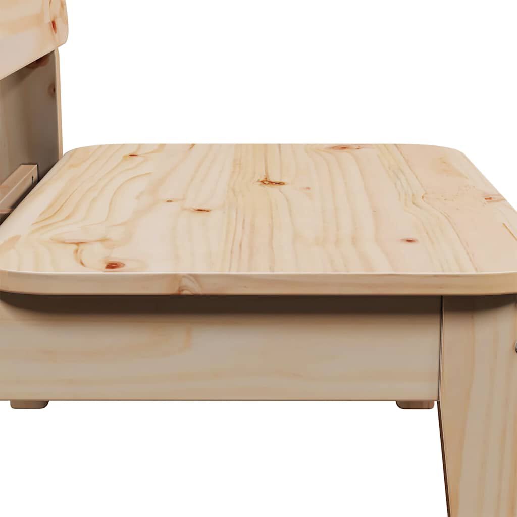 vidaXL Καρέκλες κήπου 2 τεμάχια 60x52,5x72 cm Πεύκο μασίφ ξύλο