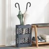 vidaXL Σχέδιο & βάση αποθήκευσης Ανθρακί 28 x 12 x 41 εκ Ατσάλι