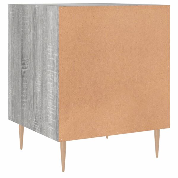 vidaXL Κομοδίνα 2 τεμ. Γκρι Sonoma 40 x 40 x 50 εκ. από Επεξεργ. Ξύλο