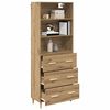vidaXL Highboard Artisan Oak 69,5 x 32,5 x 180 &epsilon;&kappa; &Epsilon;&pi;&epsilon;&xi;&epsilon;&rho;&gamma;&alpha;&sigma;&mu;έ&nu;&omicron; &xi;ύ&lambda;&omicron;