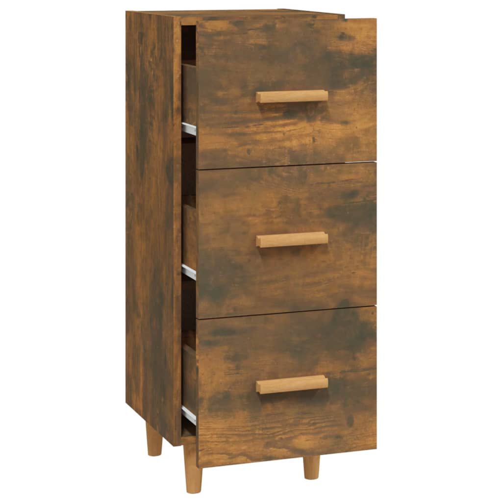 vidaXL Ντουλάπι Καπνιστή Δρυς 34,5 x 34 x 90 εκ. Επεξεργασμένο Ξύλο