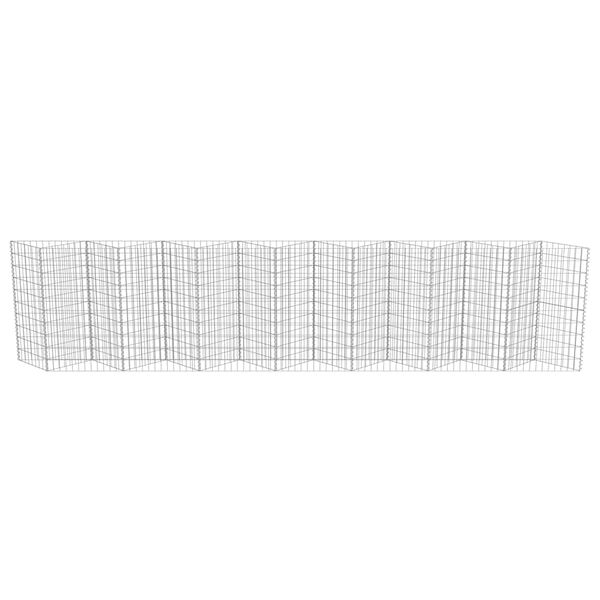 vidaXL Συρματοκιβώτιο Τοίχος 450x30x100 εκ. από Γαλβανισμένο Χάλυβα