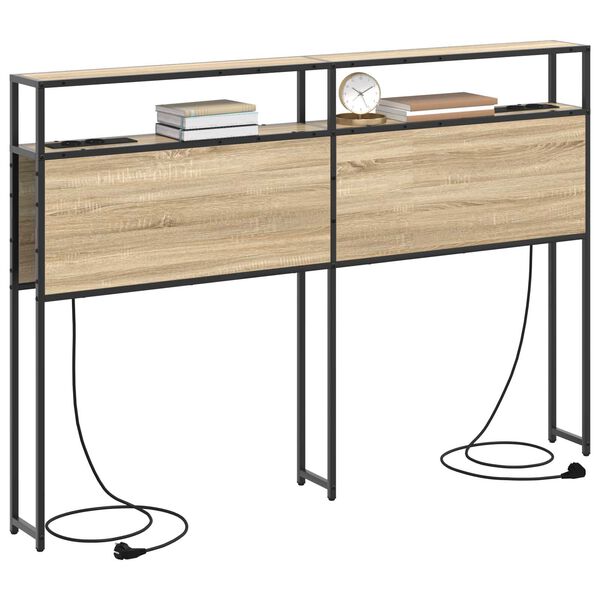 vidaXL Κεφαλάρι Αποθήκης Sonoma Oak 135 εκ. Επεξεργασμένο ξύλο