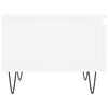 vidaXL Τραπεζάκια Σαλονιού 2 τεμ. Λευκά 50 x 46 x 35 εκ. Επεξεργ. Ξύλο