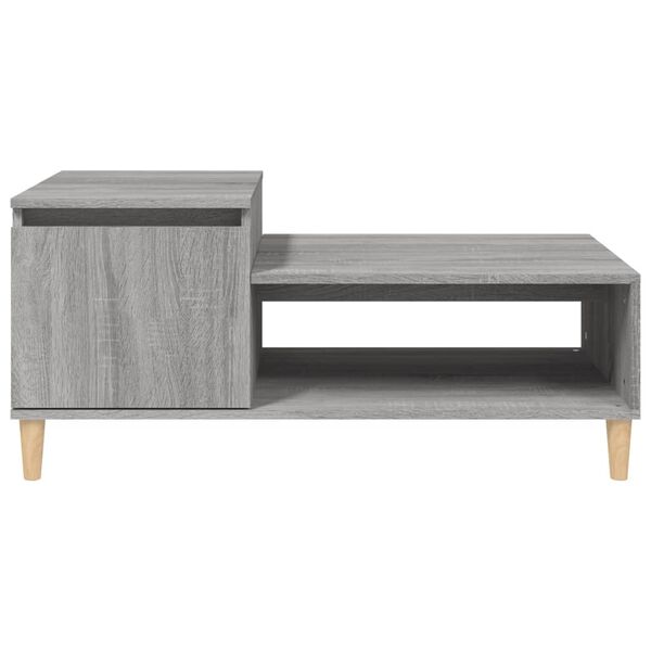 vidaXL Τραπεζάκι Σαλονιού Γκρι Sonoma 100x50x45 εκ. Επεξεργασμένο Ξύλο