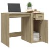 vidaXL Γραφείο Sonoma Δρυς 100x49x75 εκ. από Επεξεργασμένο Ξύλο