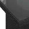 vidaXL Σετ Καναπέ Κήπου 7 pcs Μαύρο και κρεμ 100 x 55 x 73 εκ.