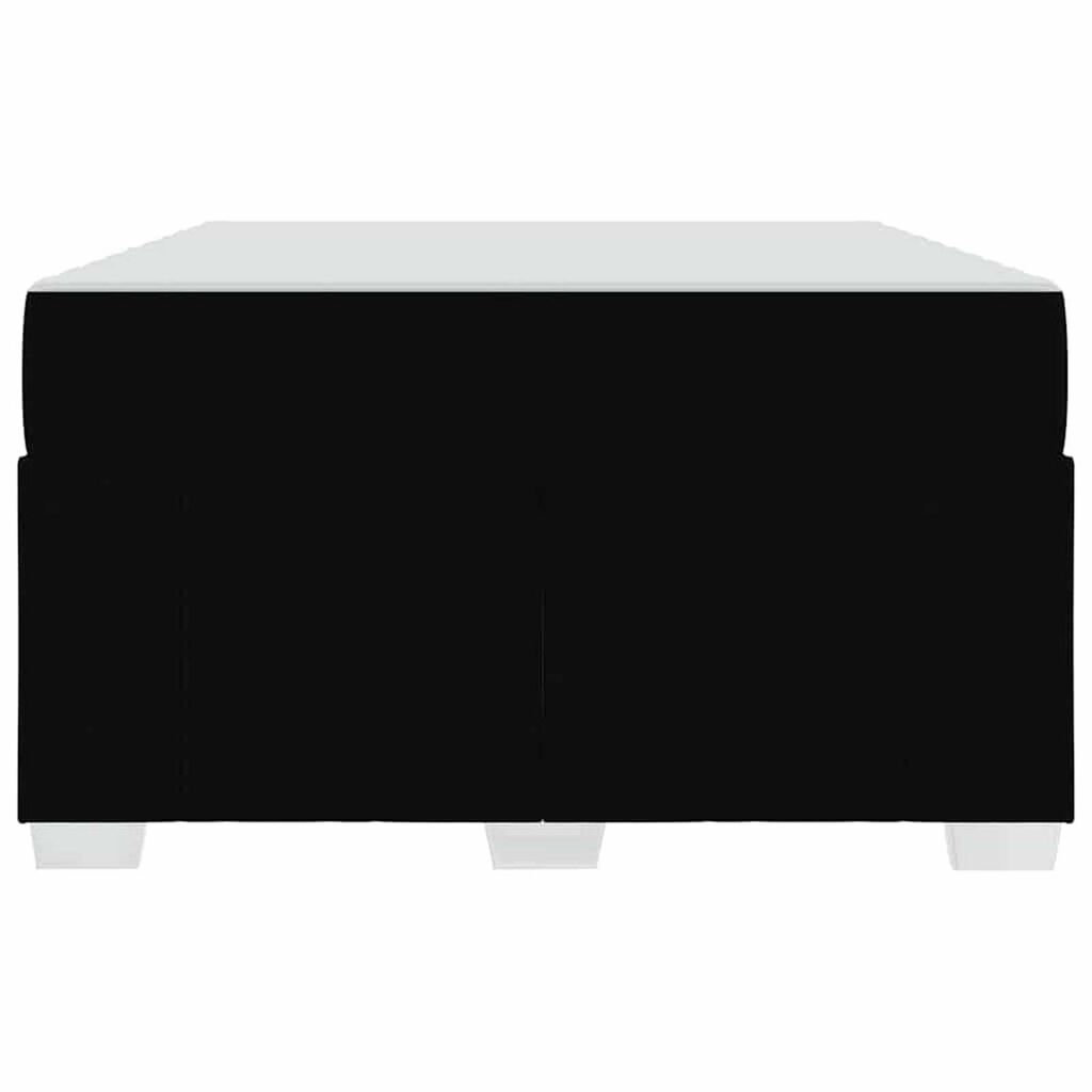 vidaXL Σκελετός Κρεβατιού με στρώμα Μαύρο 120 x 200 cm ύφασμα