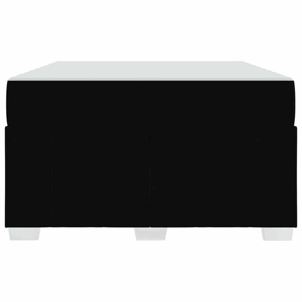 vidaXL Σκελετός Κρεβατιού με στρώμα Μαύρο 120 x 200 cm ύφασμα