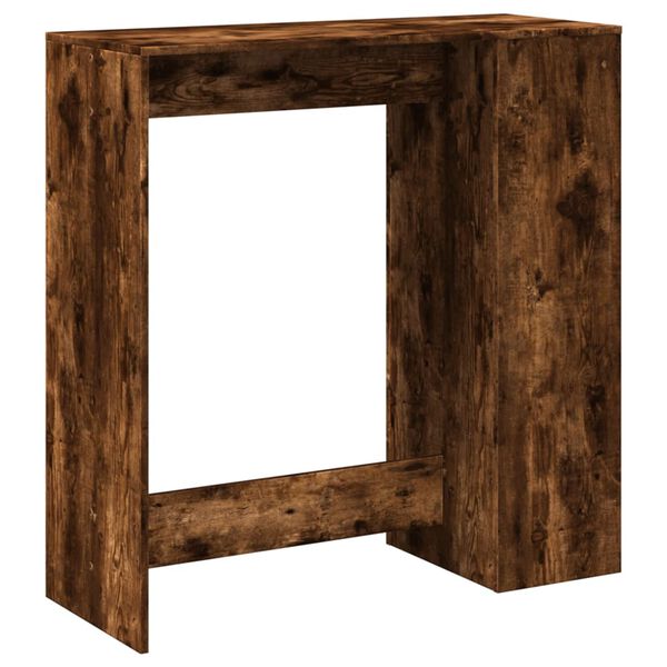 vidaXL Τραπέζι Μπαρ με Ράφια Δρυς 101x40x103,5 εκ. Επεξεργ. Ξύλο