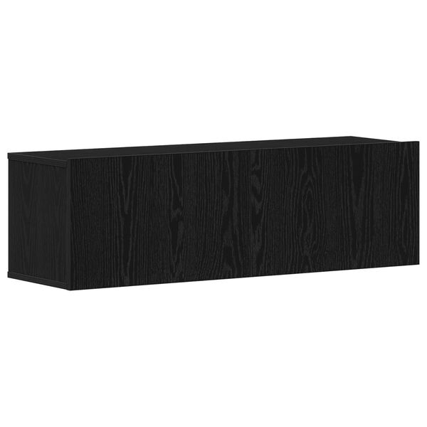 vidaXL Σετ επίπλου τηλεόρασης 4 pcs Μαύρη Δρυς 30.5 x 30 x 110 εκ.