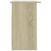 vidaXL Γραφείο με Συρτάρια Sonoma Δρυς 110x50x76 εκ. από Μοριοσανίδα