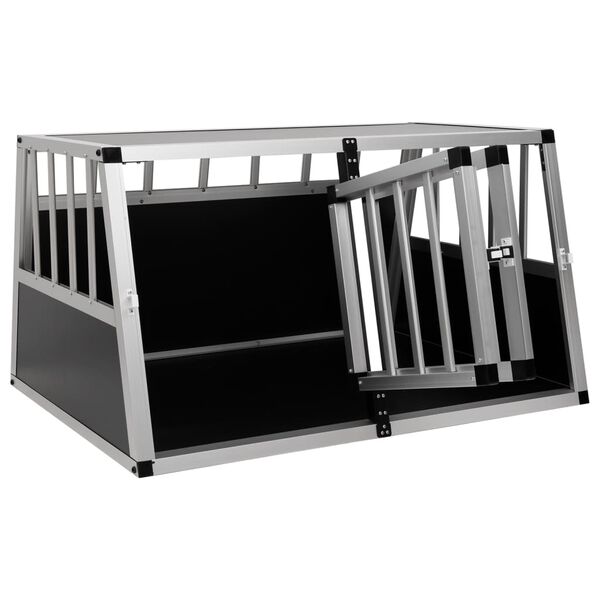vidaXL Κλουβί Σκύλου με Διπλή Πόρτα 89 x 69 x 50 εκ.
