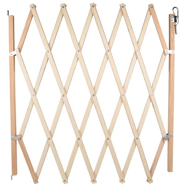 FLAMINGO Επεκτεινόμενο Φράγμα για Σκύλους Mont 107 x 83 εκ. Ξύλινο