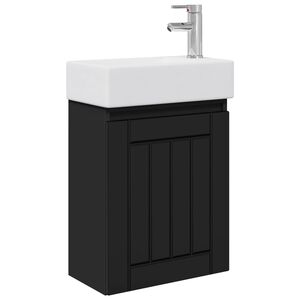 vidaXL &Mu;&omicron;&nu;ά&delta;&alpha; &mu;&pi;ά&nu;&iota;&omicron;&upsilon; &mu;&epsilon; &beta;&rho;ύ&sigma;&eta; &Mu;&alpha;ύ&rho;&omicron; 45,5 x 25,5 x 84 &epsilon;&kappa;