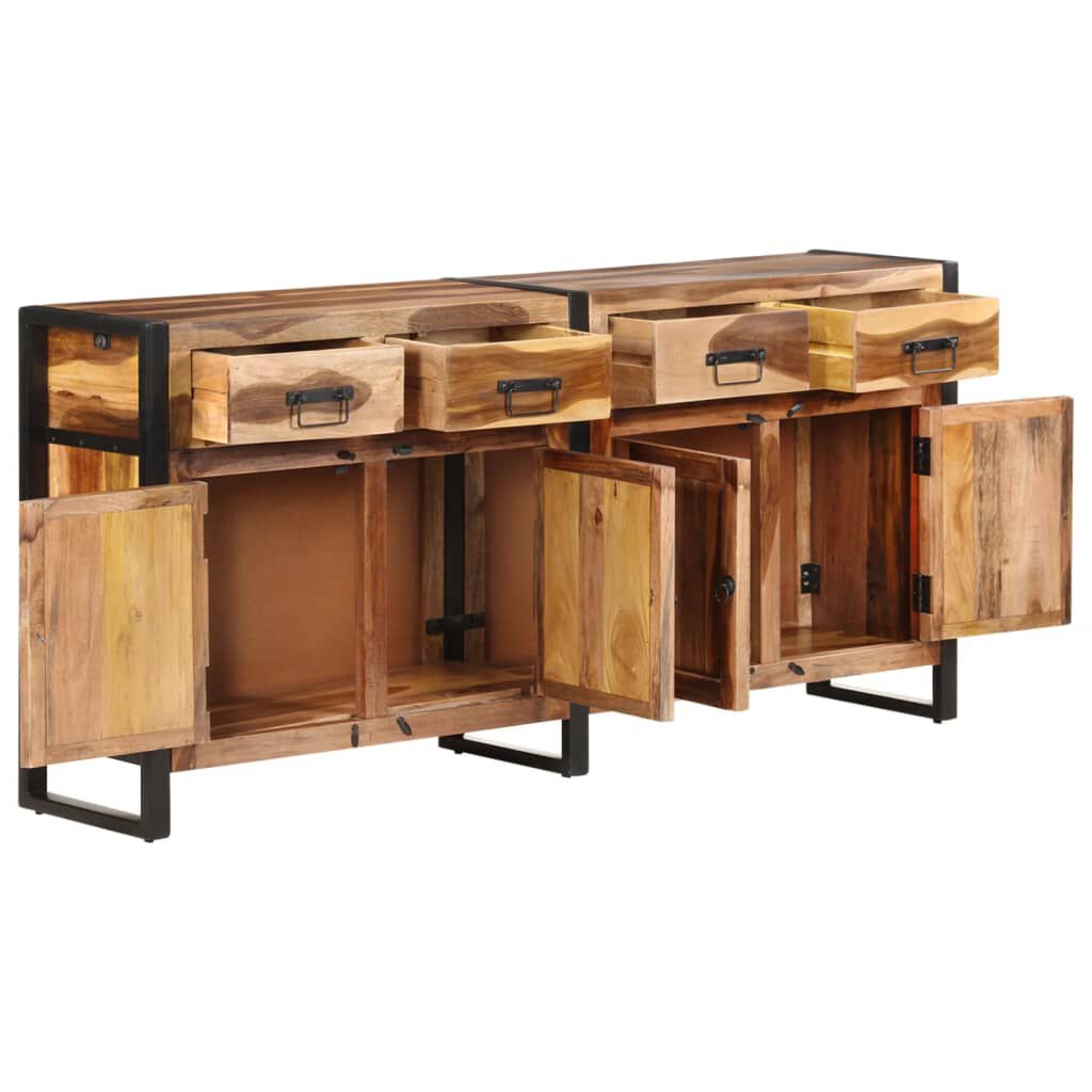 vidaXL Μπουφές 172x35x80 εκ. Μασίφ Ξύλο Ακακίας με Μελί Φινίρισμα