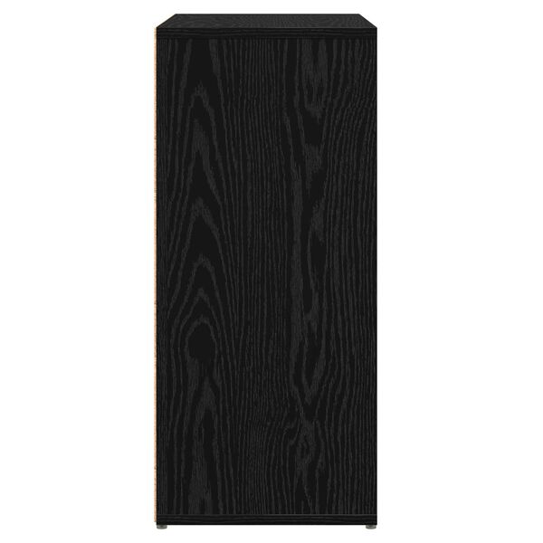 vidaXL Highboard 2 pcs Μαύρη δρυς 60 x 31 x 70 εκ Επεξεργασμένο ξύλο