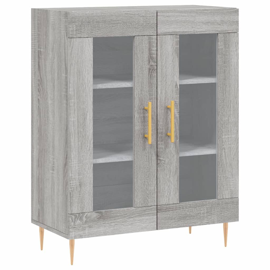 vidaXL Ντουλάπι Γκρι Sonoma 69,5 x 34 x 90 εκ. από Επεξεργασμένο Ξύλο