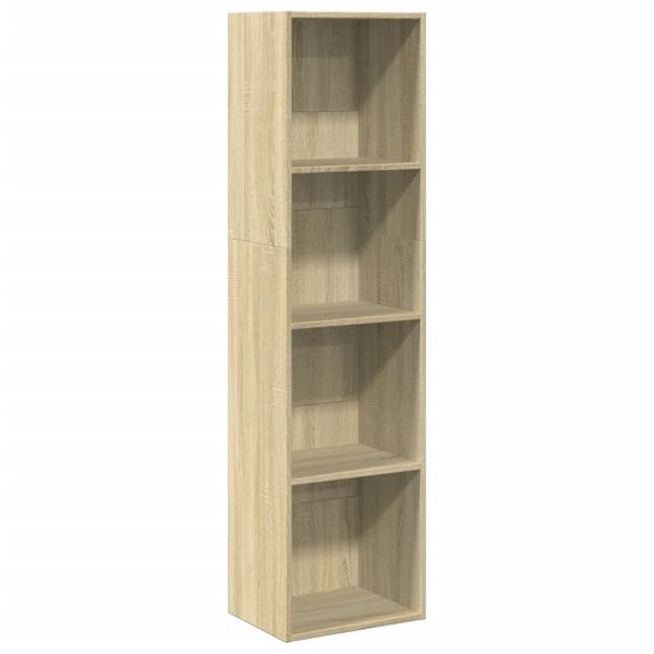 vidaXL Βιβλιοθήκη Sonoma Δρυς 40x30x152 εκ. από Επεξεργασμένο Ξύλο