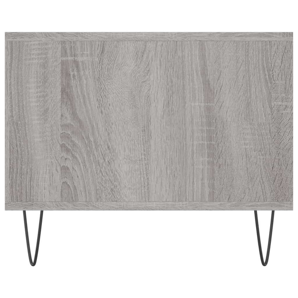 vidaXL Τραπεζάκι Σαλονιού Γκρι Sonoma 102x50x40 εκ. Επεξεργασμένο Ξύλο