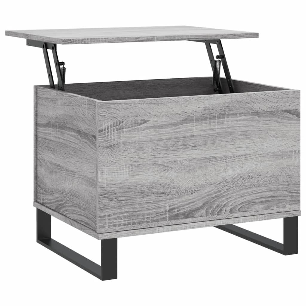 vidaXL Τραπεζάκι Σαλονιού Γκρι Sonoma 60x44,5x45εκ. Επεξεργασμένο Ξύλο