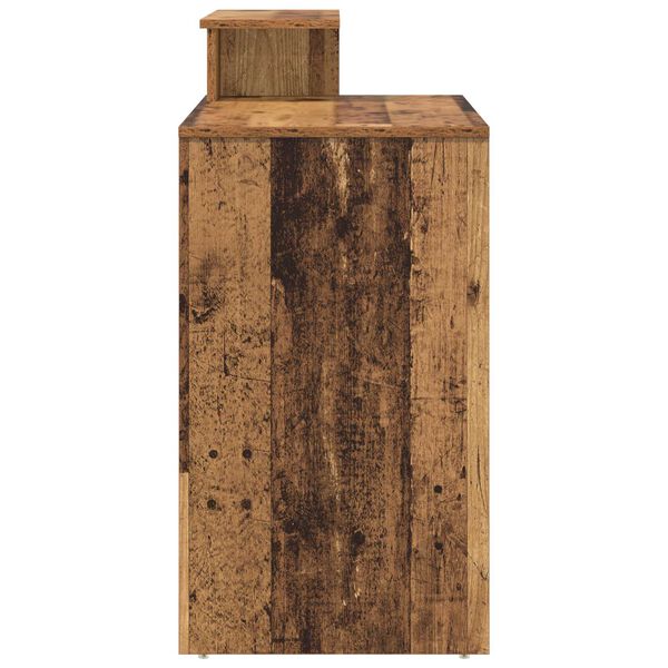 vidaXL Γραφείο με Αποθήκευση Παλιό Ξύλο 120.5x44x88.5 cm Επεξεργασμένο Ξύλο